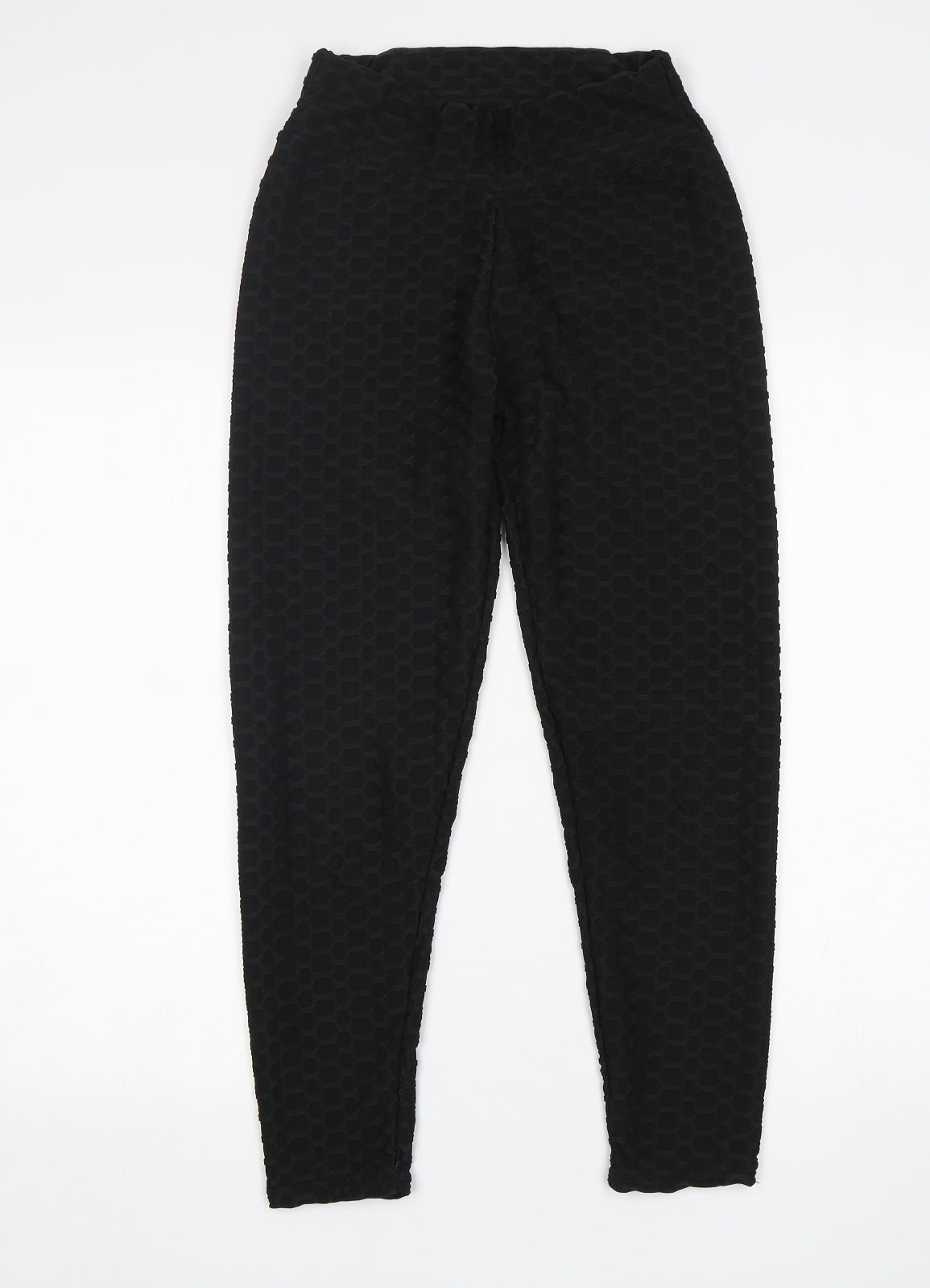 Preworn Womens Black   Compression Leggings Size M L25 in Regular