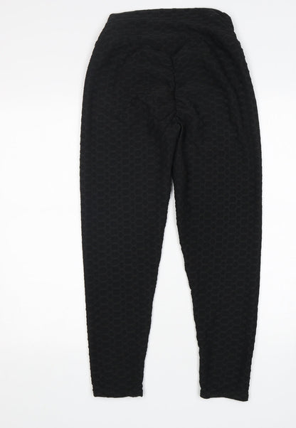 Preworn Womens Black   Compression Leggings Size M L25 in Regular