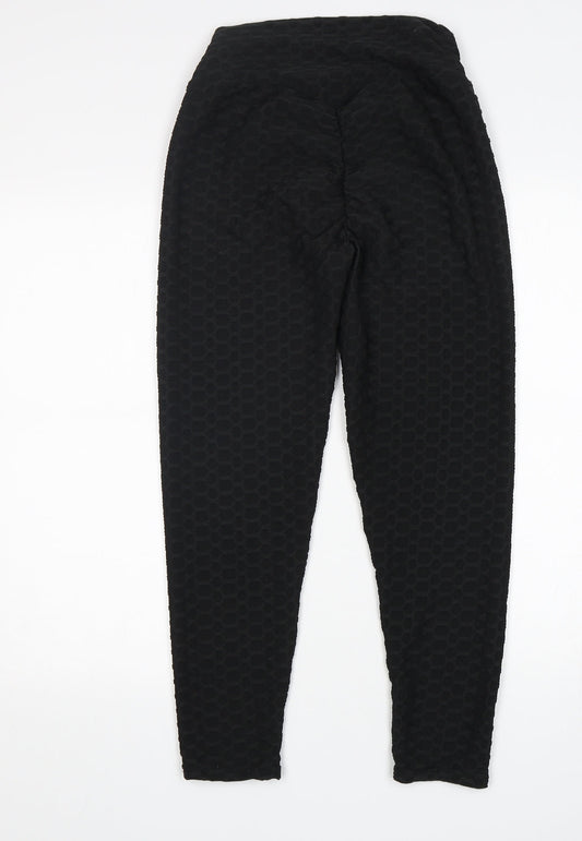 Preworn Womens Black   Compression Leggings Size M L25 in Regular