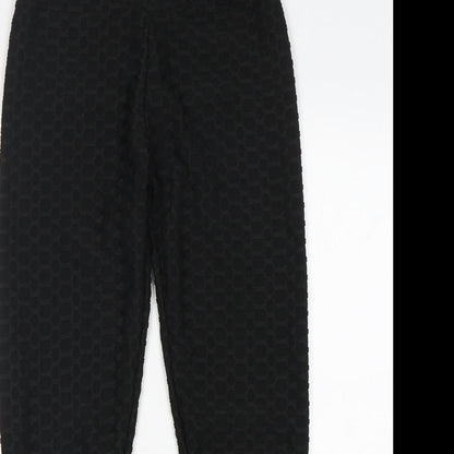Preworn Womens Black   Compression Leggings Size M L25 in Regular