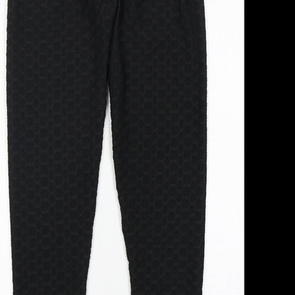 Preworn Womens Black   Compression Leggings Size M L25 in Regular