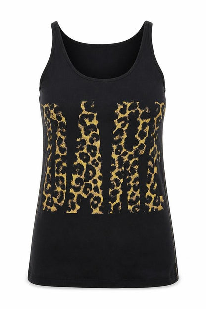 Womens UK Size 6 River Island Black Basic Tank