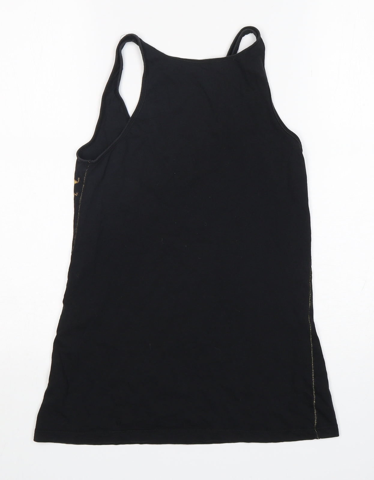 Womens UK Size 6 River Island Black Basic Tank