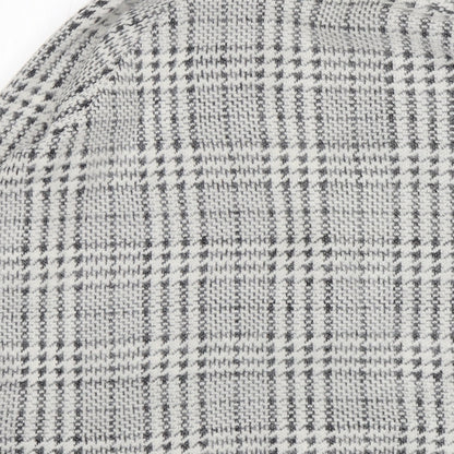 NEXT Womens Grey Check Acrylic Jacket Blazer Size 12