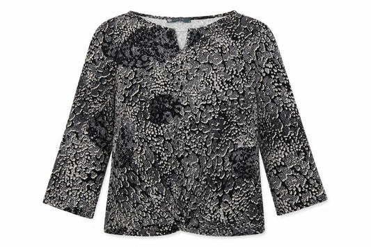 Womens UK Size 14 Amber Multicoloured Basic Blouse