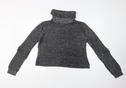 Womens UK Size L TALLY WEiJL Grey Pullover Jumper