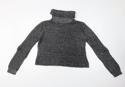 Womens UK Size L TALLY WEiJL Grey Pullover Jumper