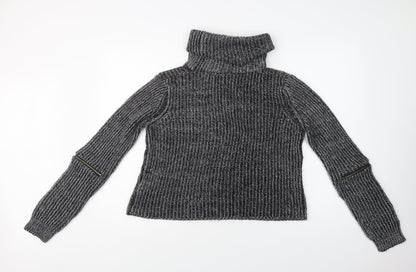 Womens UK Size L TALLY WEiJL Grey Pullover Jumper