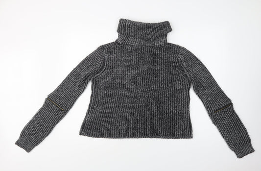 Womens UK Size L TALLY WEiJL Grey Pullover Jumper