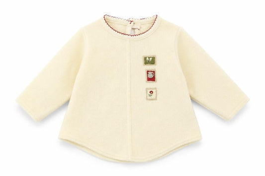 Mothercare Baby Beige  Polyester Pullover Jumper Size 0-3 Months  Button