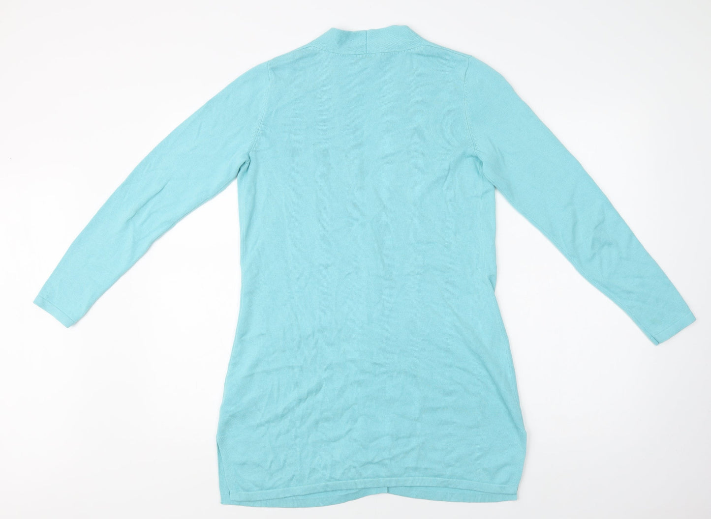 Womens UK Size XS Isaac Mizrahi Blue Cardigan Jumper