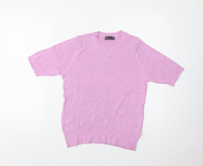 Womens UK Size 14 M&S Purple Pullover Jumper