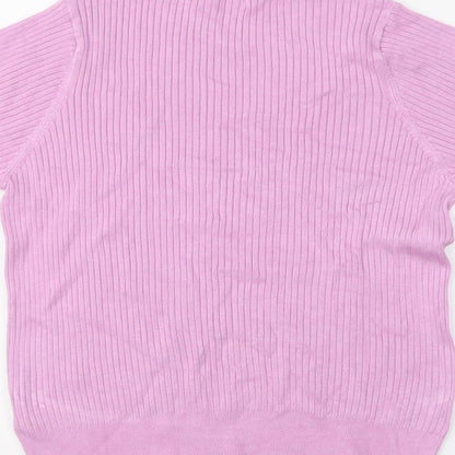 Womens UK Size 14 M&S Purple Pullover Jumper