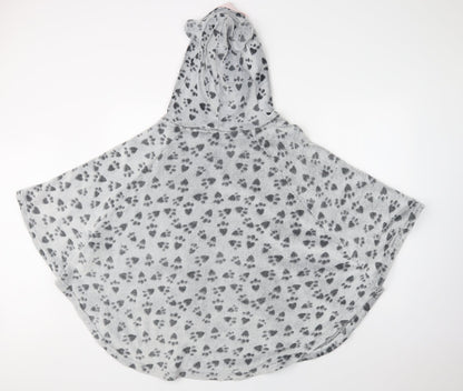 Avon Womens Grey Animal Print Polyester Top Lounge Set Size 12
