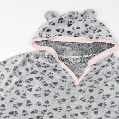 Avon Womens Grey Animal Print Polyester Top Lounge Set Size 12