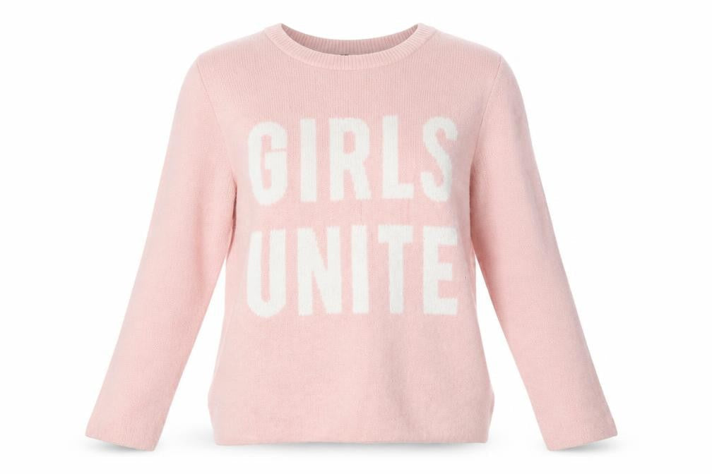 Womens UK Size M H&M Pink Pullover Jumper