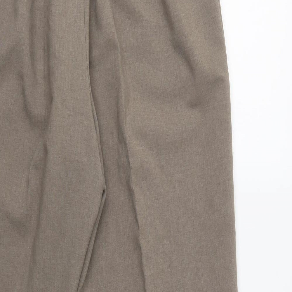 Womens UK Size M Saira Regular Fit  Beige Trousers