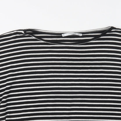 Womens UK Size S Mango Black Pullover Jumper