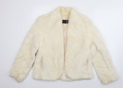 Segal Womens Ivory   Jacket  Size 10