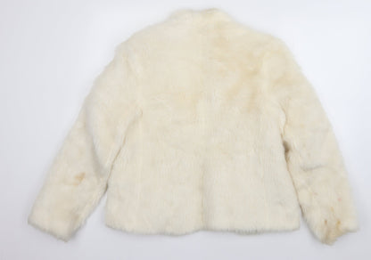 Segal Womens Ivory   Jacket  Size 10