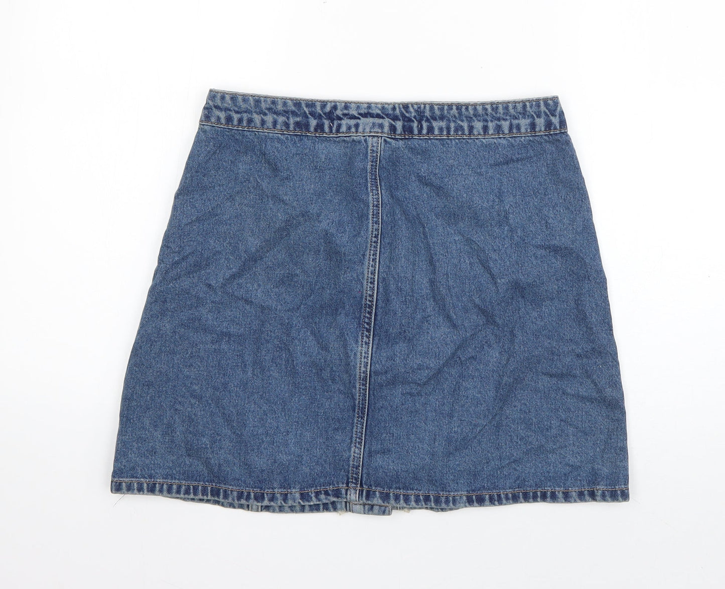Womens UK Size 10 Denim & Co. A-Line Denim Skirt