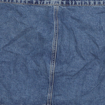 Womens UK Size 10 Denim & Co. A-Line Denim Skirt