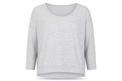 Front view of Dorothy Perkins women’s grey polyester pullover sweatshirt, size UK 12, pullover