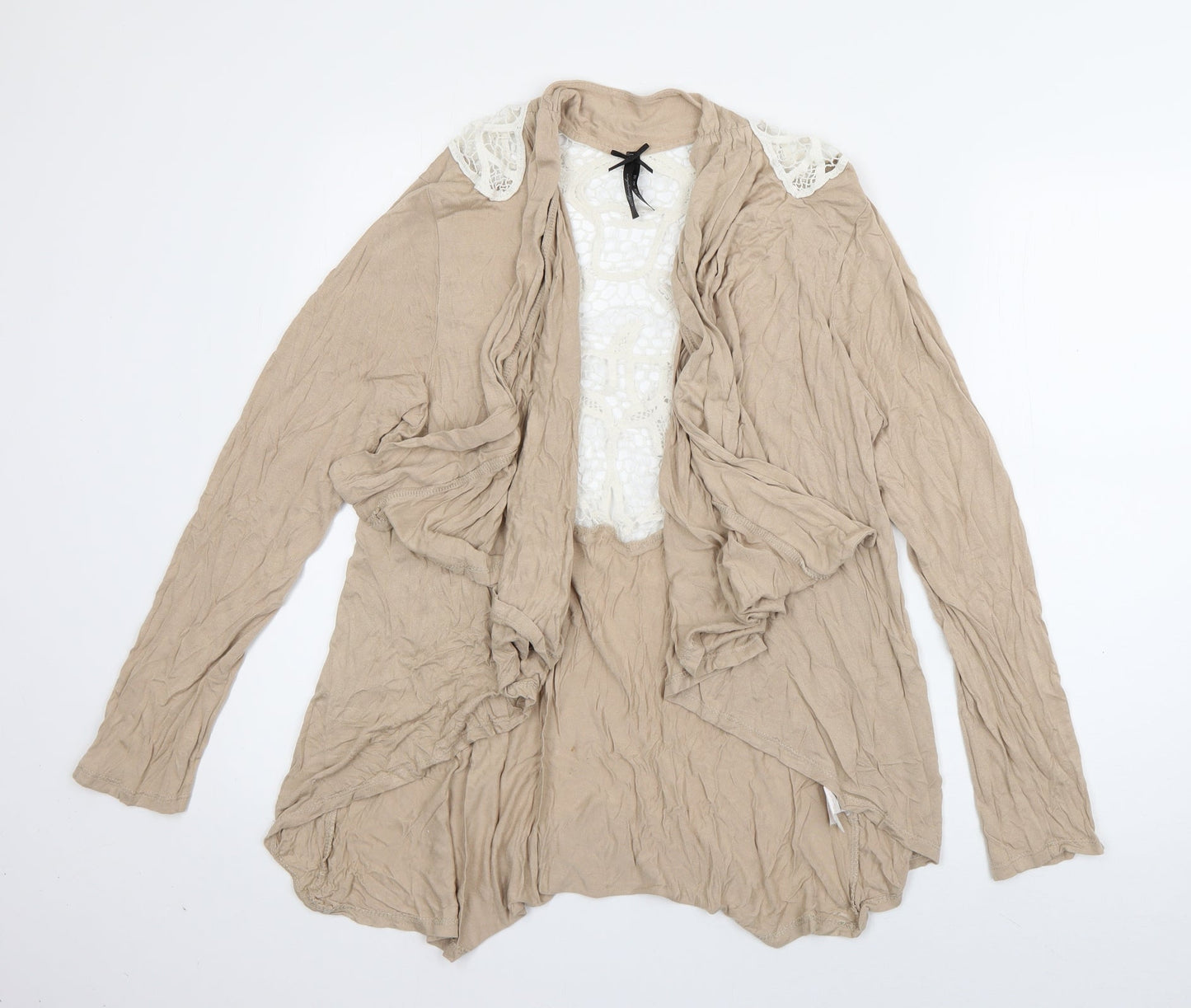 Womens UK Size 12 Atmosphere Beige Cardigan Jumper
