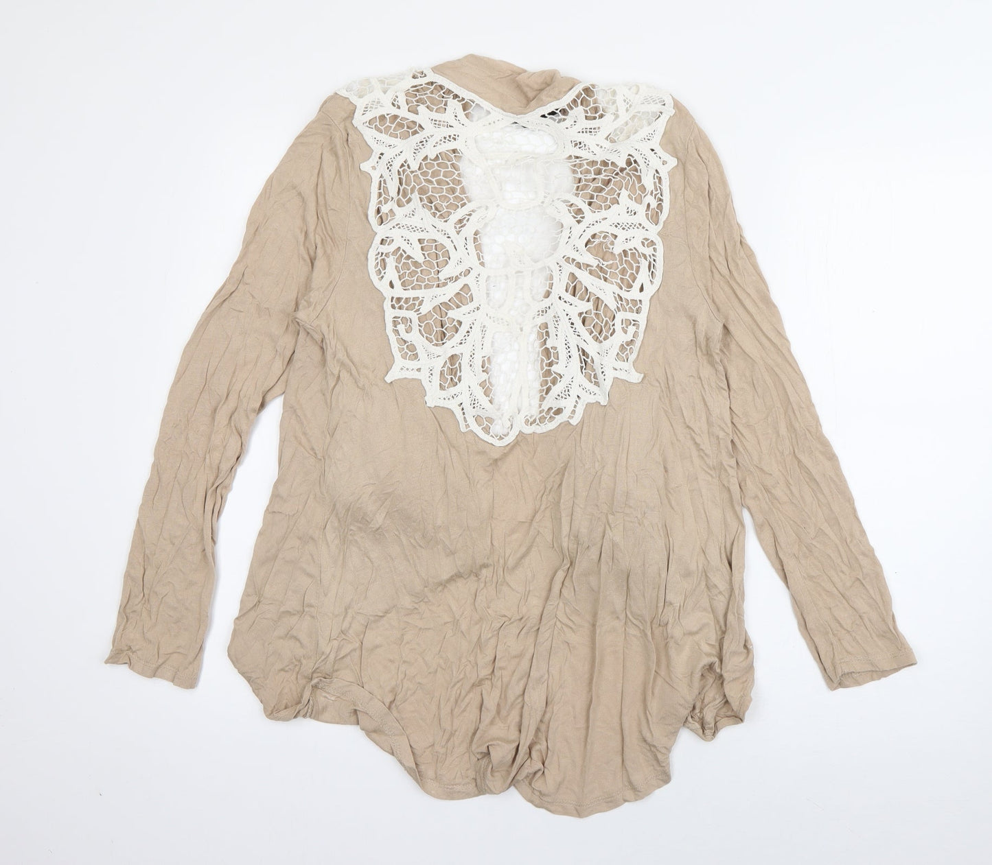 Womens UK Size 12 Atmosphere Beige Cardigan Jumper