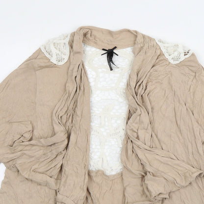 Womens UK Size 12 Atmosphere Beige Cardigan Jumper