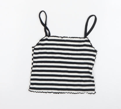 Womens UK Size 6 Topshop Blue Basic Tank