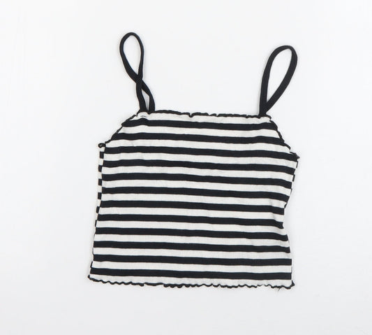 Womens UK Size 6 Topshop Blue Basic Tank