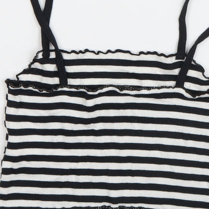 Womens UK Size 6 Topshop Blue Basic Tank