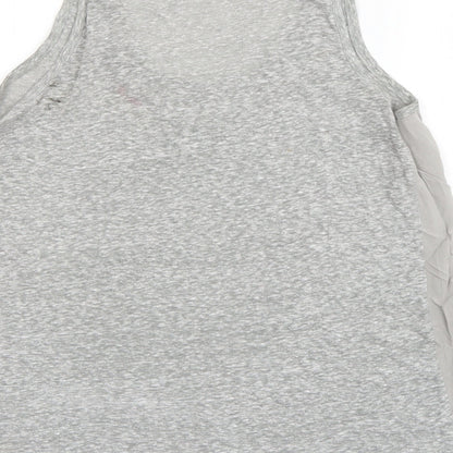 Womens UK Size S Gap Grey Basic Tank