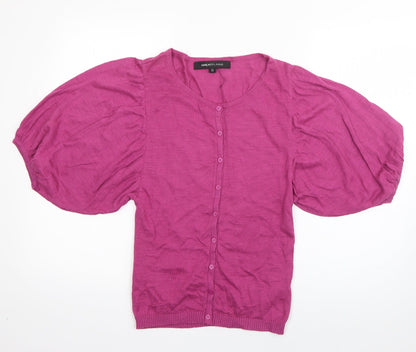 Womens UK Size S Great Plains Pink Cardigan Jumper