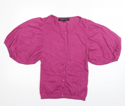Womens UK Size S Great Plains Pink Cardigan Jumper