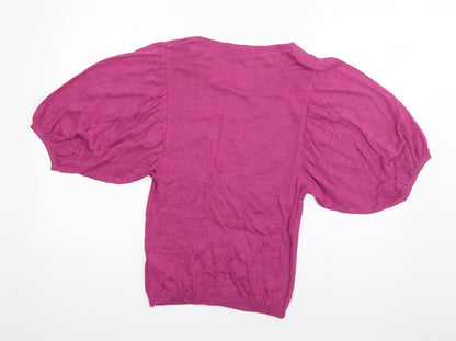 Womens UK Size S Great Plains Pink Cardigan Jumper