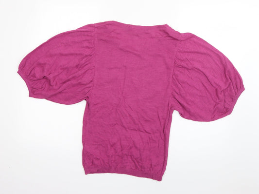 Womens UK Size S Great Plains Pink Cardigan Jumper