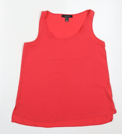 Womens UK Size 8 Atmosphere Pink Basic Tank