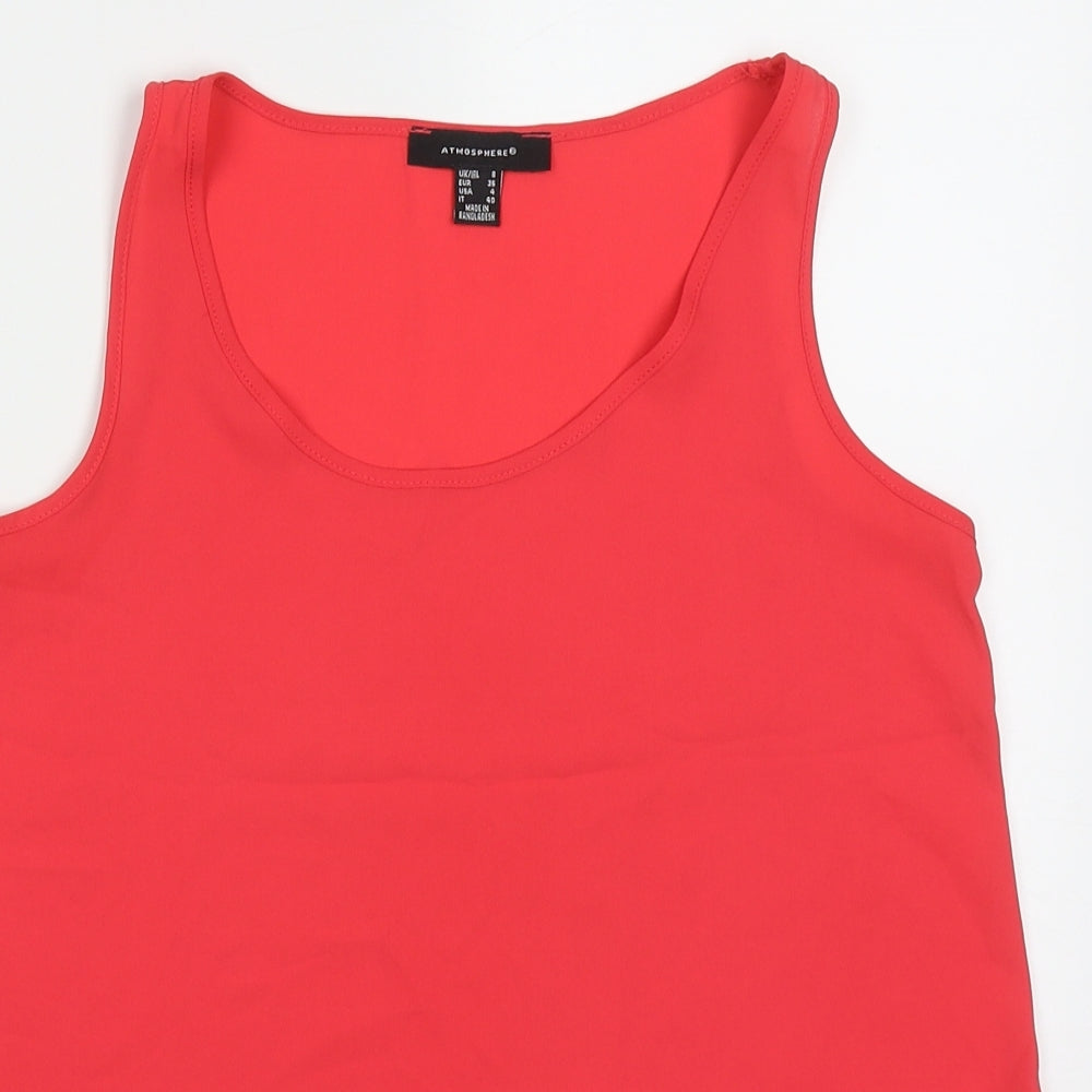 Womens UK Size 8 Atmosphere Pink Basic Tank