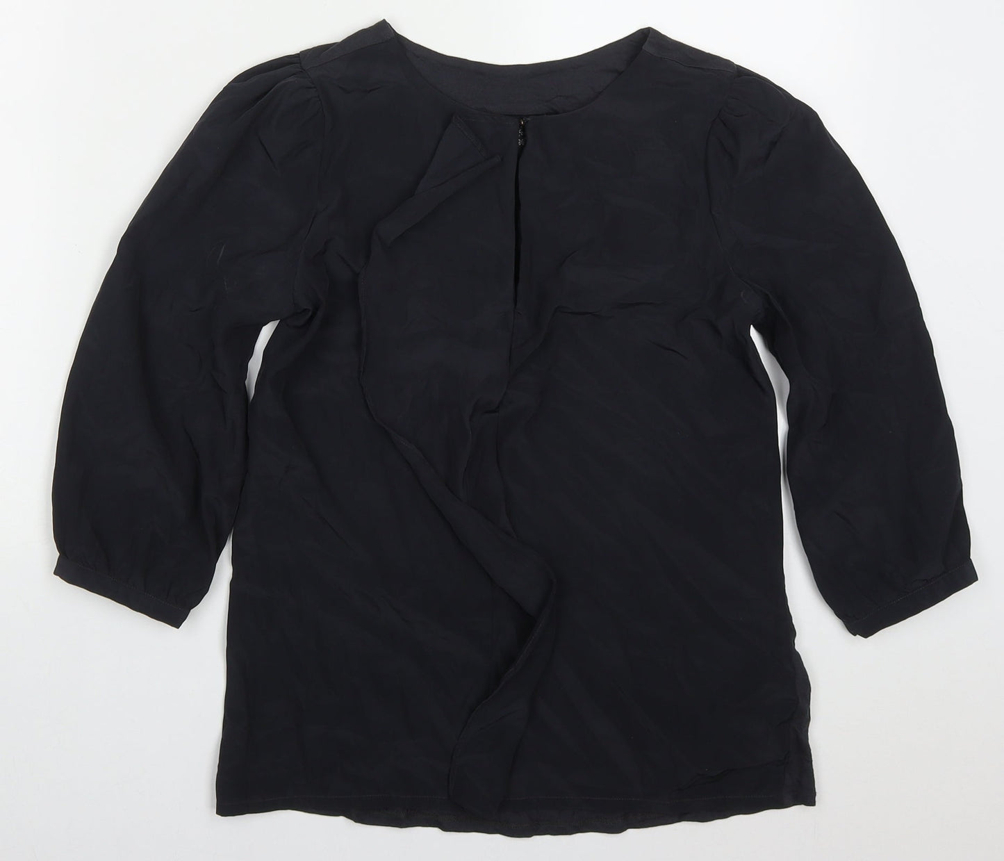 Womens UK Size 6 NEXT Grey Basic Blouse