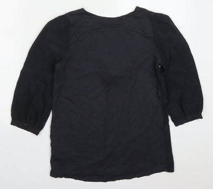 Womens UK Size 6 NEXT Grey Basic Blouse