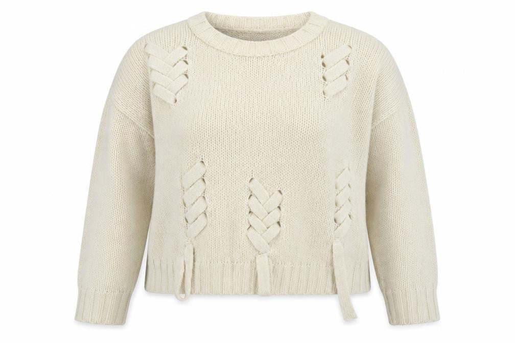 Womens UK Size M New Look Beige Pullover Jumper
