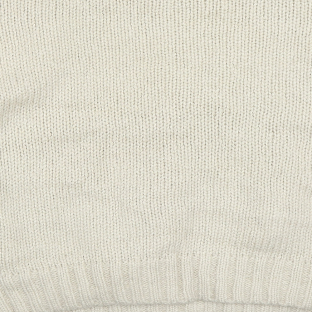 Womens UK Size M New Look Beige Pullover Jumper