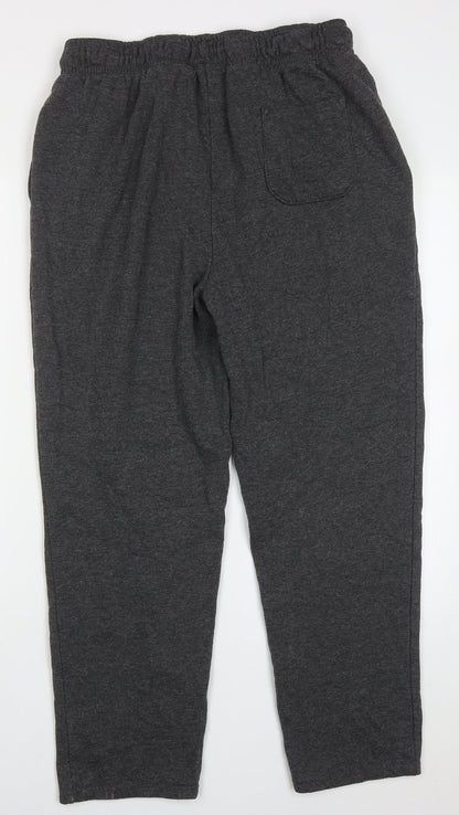 Primark Mens Grey  Polyester Sweatpants Trousers Size XL L27 in Regular