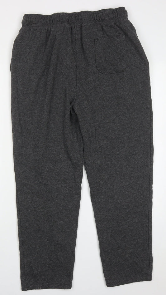 Primark Mens Grey  Polyester Sweatpants Trousers Size XL L27 in Regular
