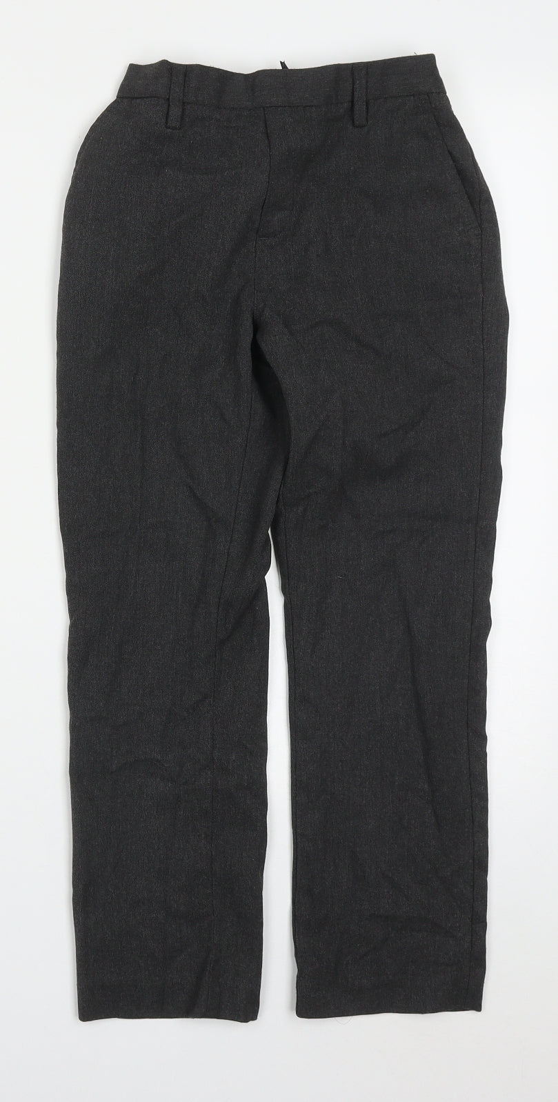 NEXT Boys Grey  Viscose Dress Pants Trousers Size 10 Years  Regular