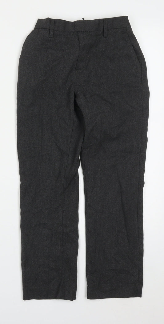 NEXT Boys Grey  Viscose Dress Pants Trousers Size 10 Years  Regular
