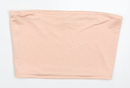 Womens UK Size M Oasis Pink Cropped Tank