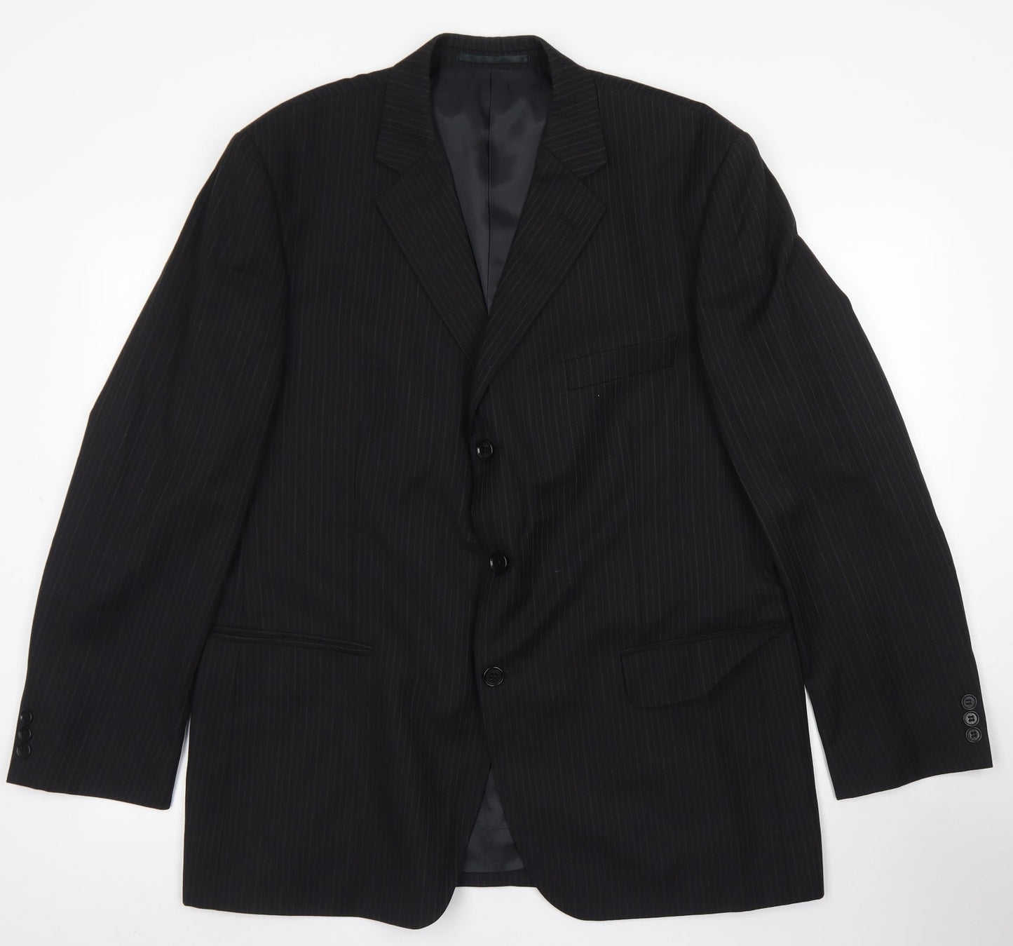 Mens UK Size 44 Sovereign Regular Black Suit Jacket